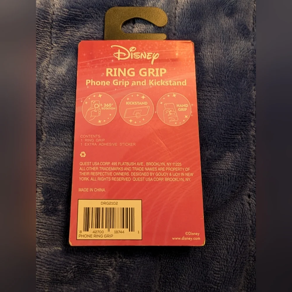 🦋 NEW Disney Phone Ring Grip and Kickstand - Multicolor